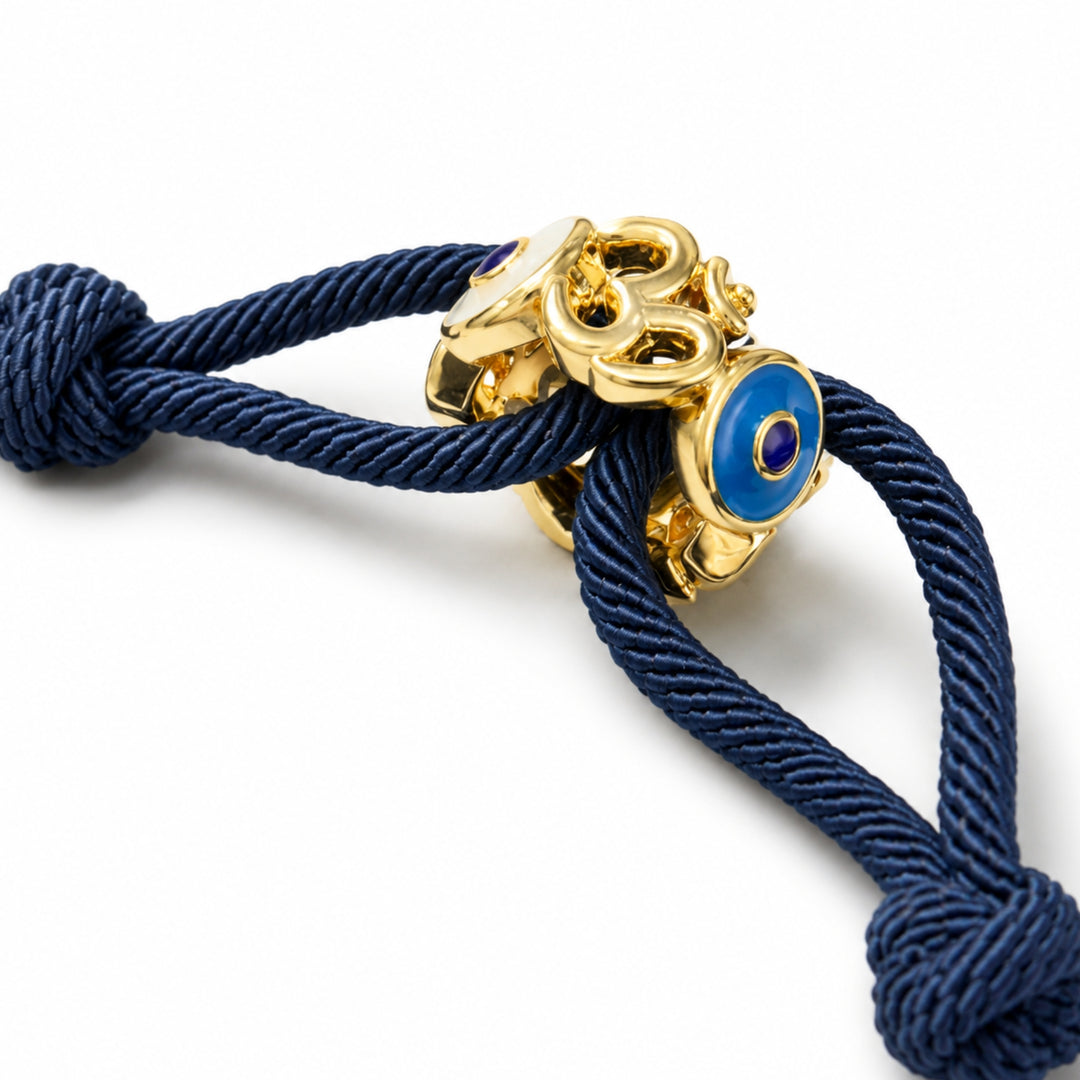 Blue Evil Eye Rakhi Bracelet
