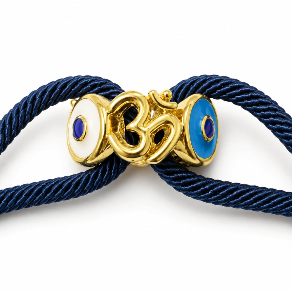 Blue Evil Eye Rakhi Bracelet
