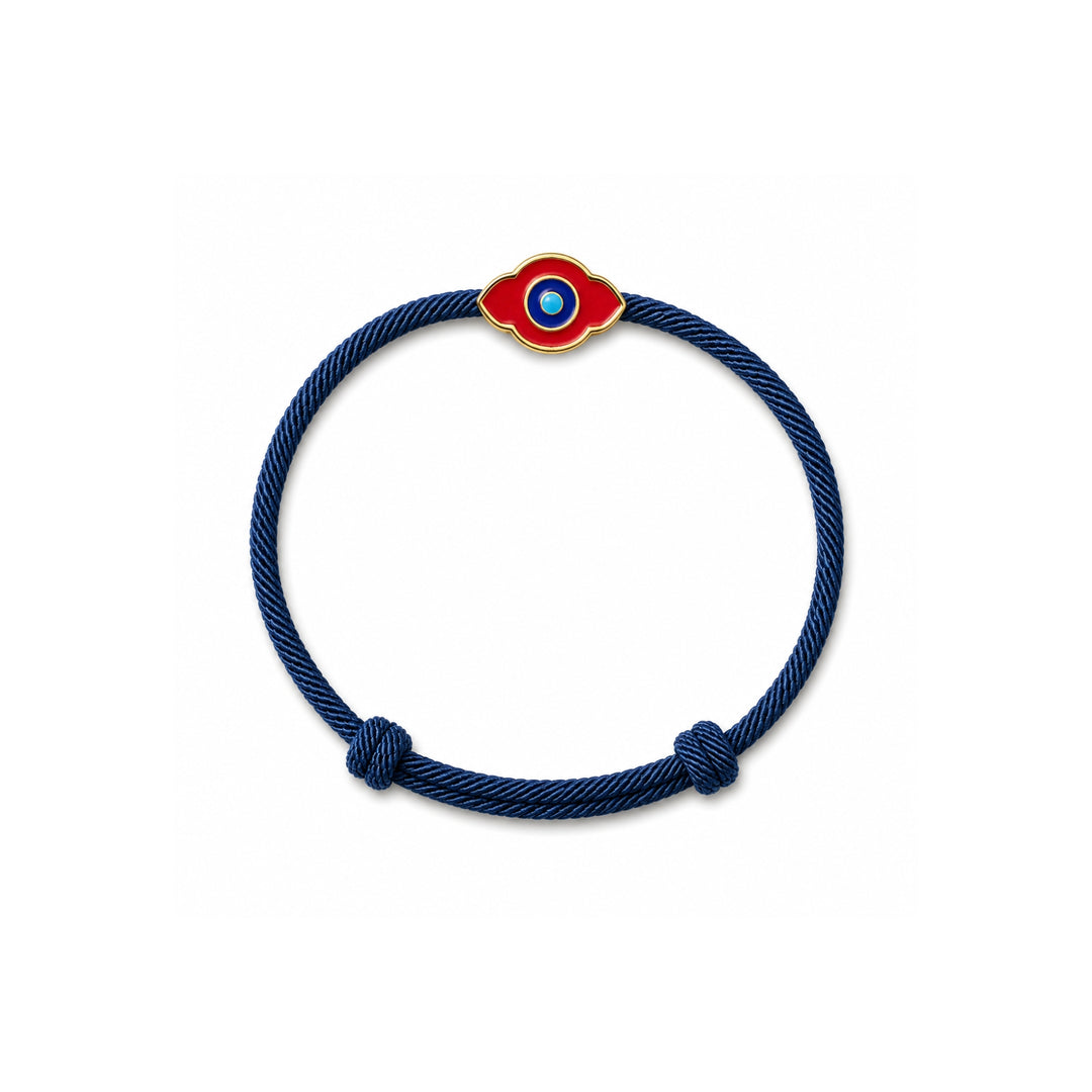Clover Evil Eye Rakhi Bracelet