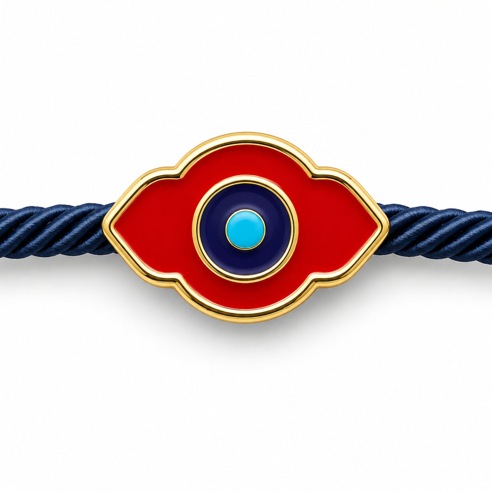 Clover Evil Eye Rakhi Bracelet
