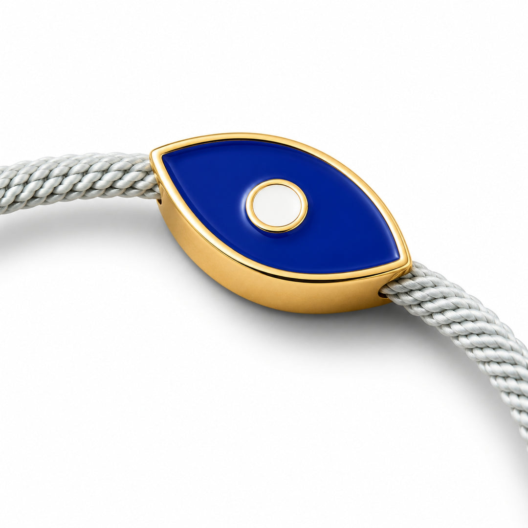Navy Blue Evil Eye Rakhi Bracelet