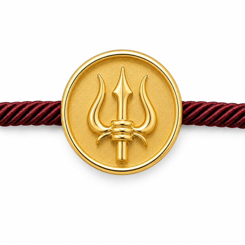Trishool Rakhi Bracelet