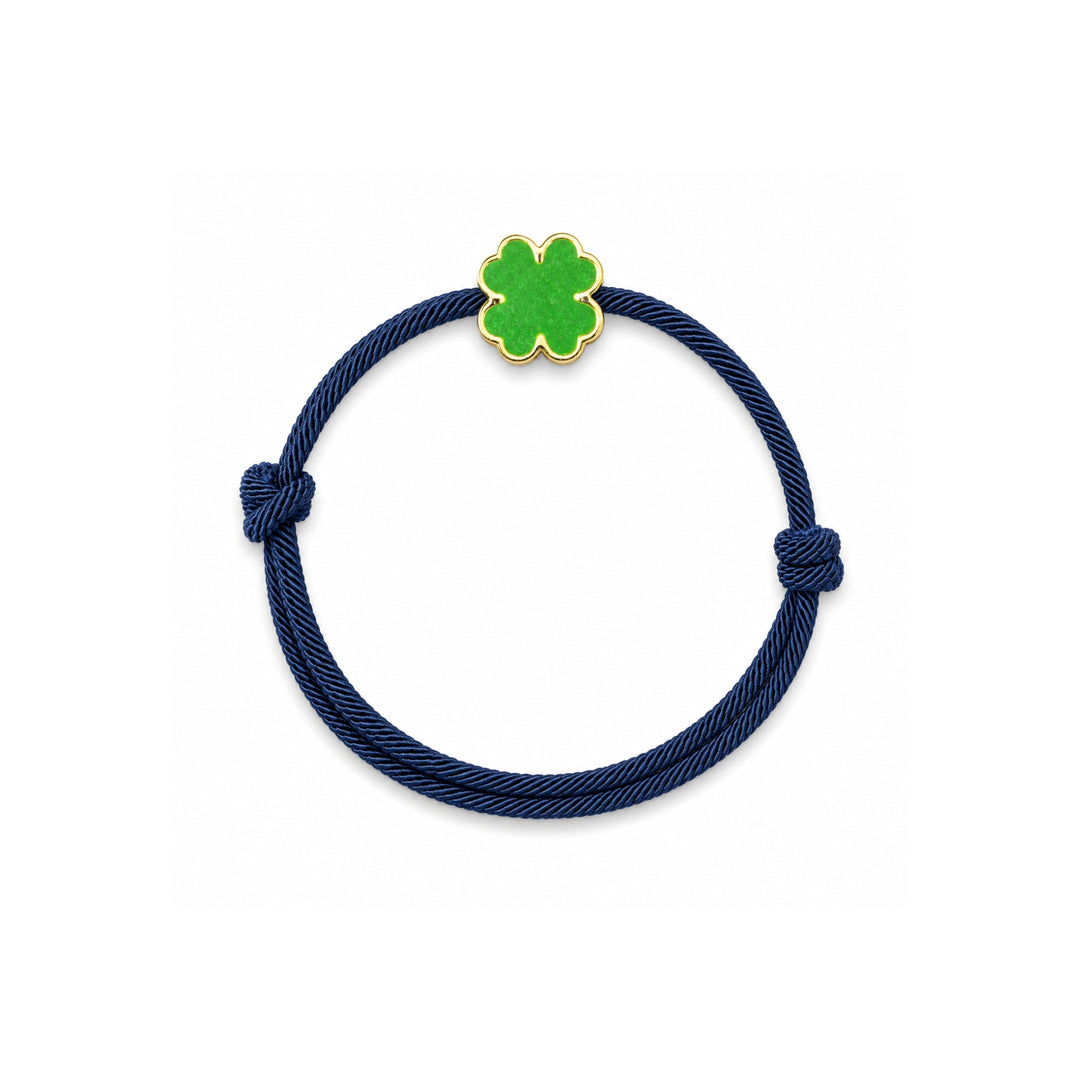 Green Clover Rakhi Bracelet