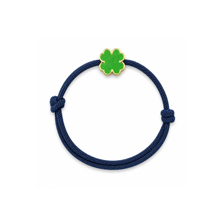 Green Clover Rakhi Bracelet