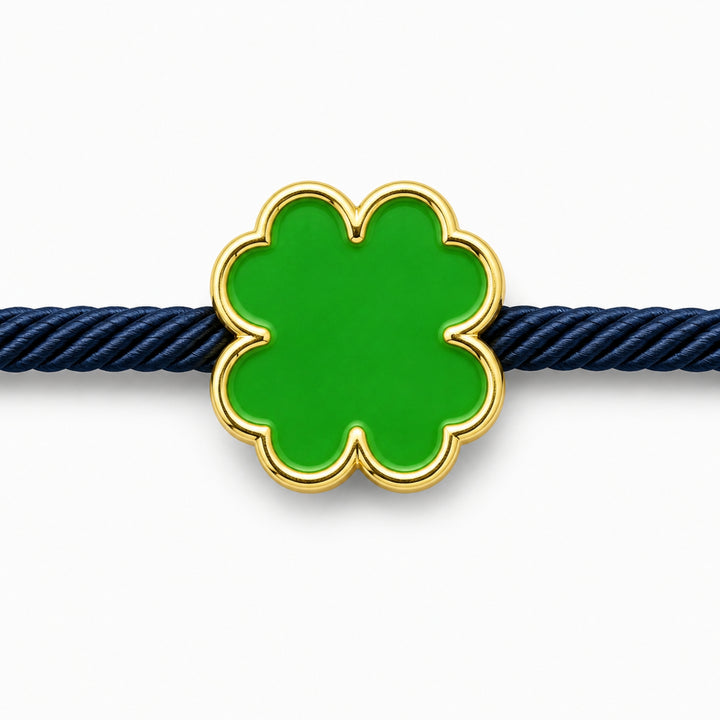 Green Clover Rakhi Bracelet