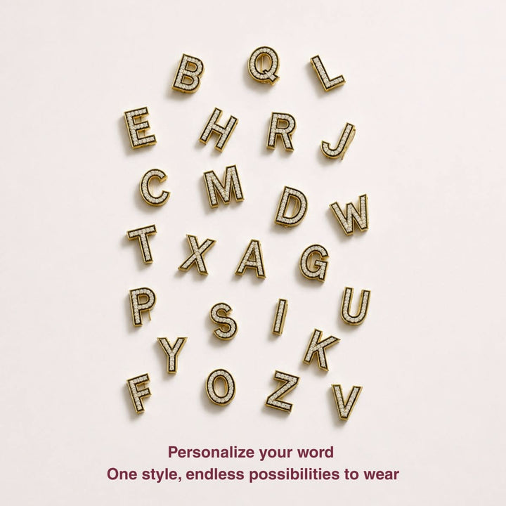 Alphabet Bag Charm
