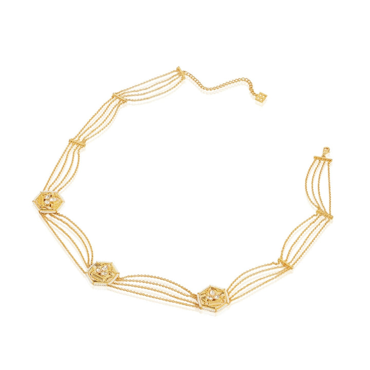 Polki Regalia Pearl Belt