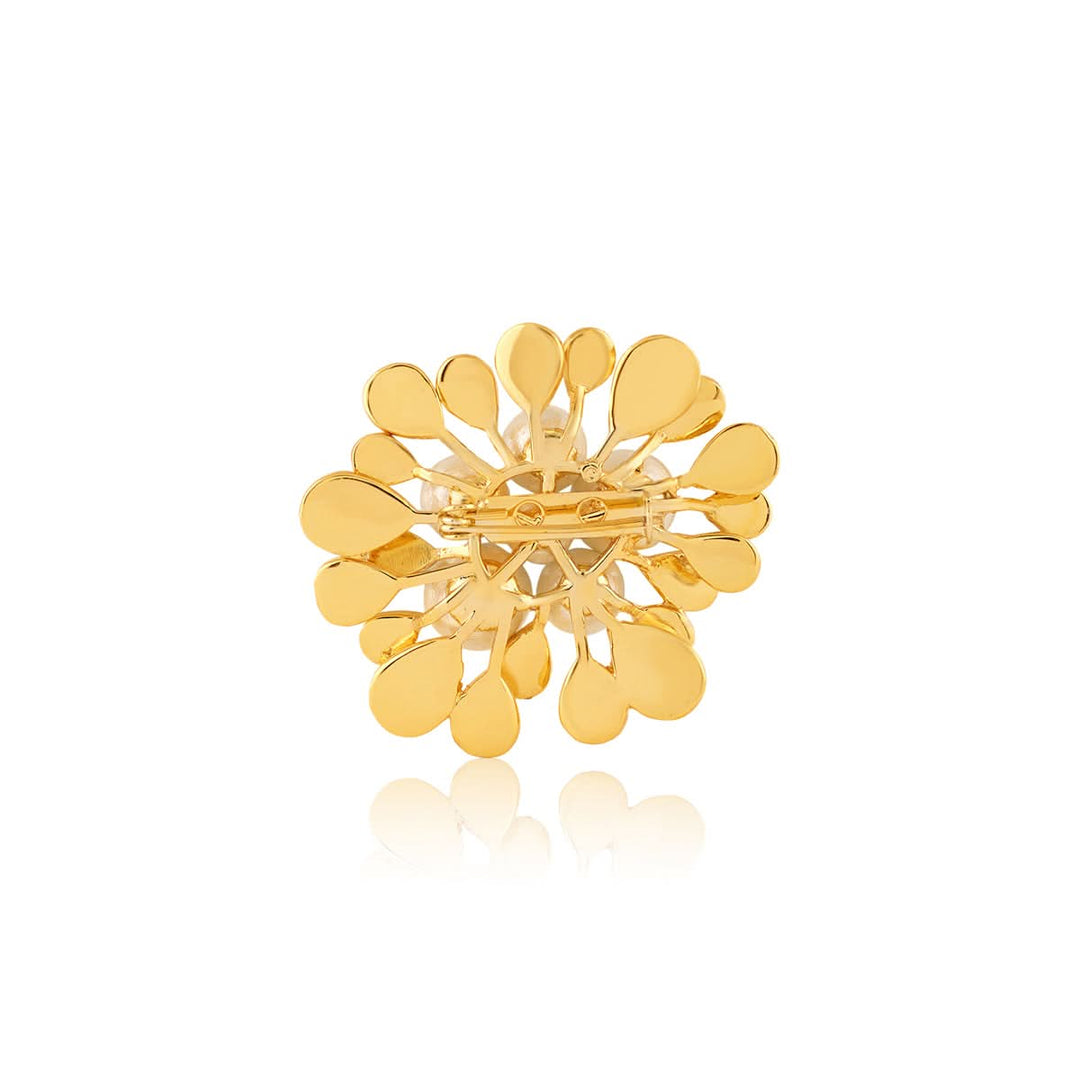 Limelight Cluster Of Pearls  Brooch 