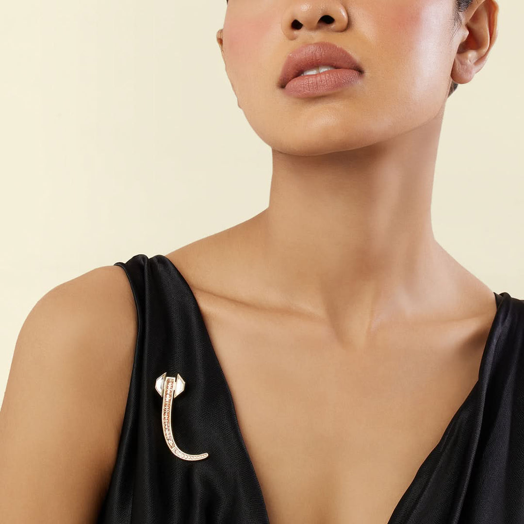 Radiant Ganesha Brooch