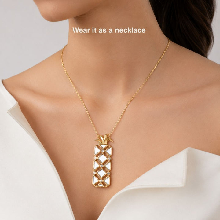 Pino Mirror Brooch