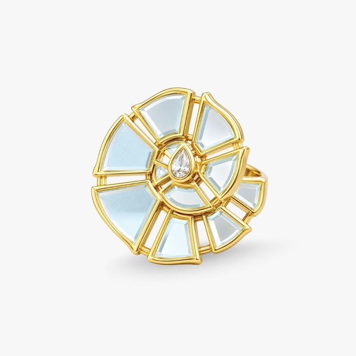 Conch Mirror Brooch