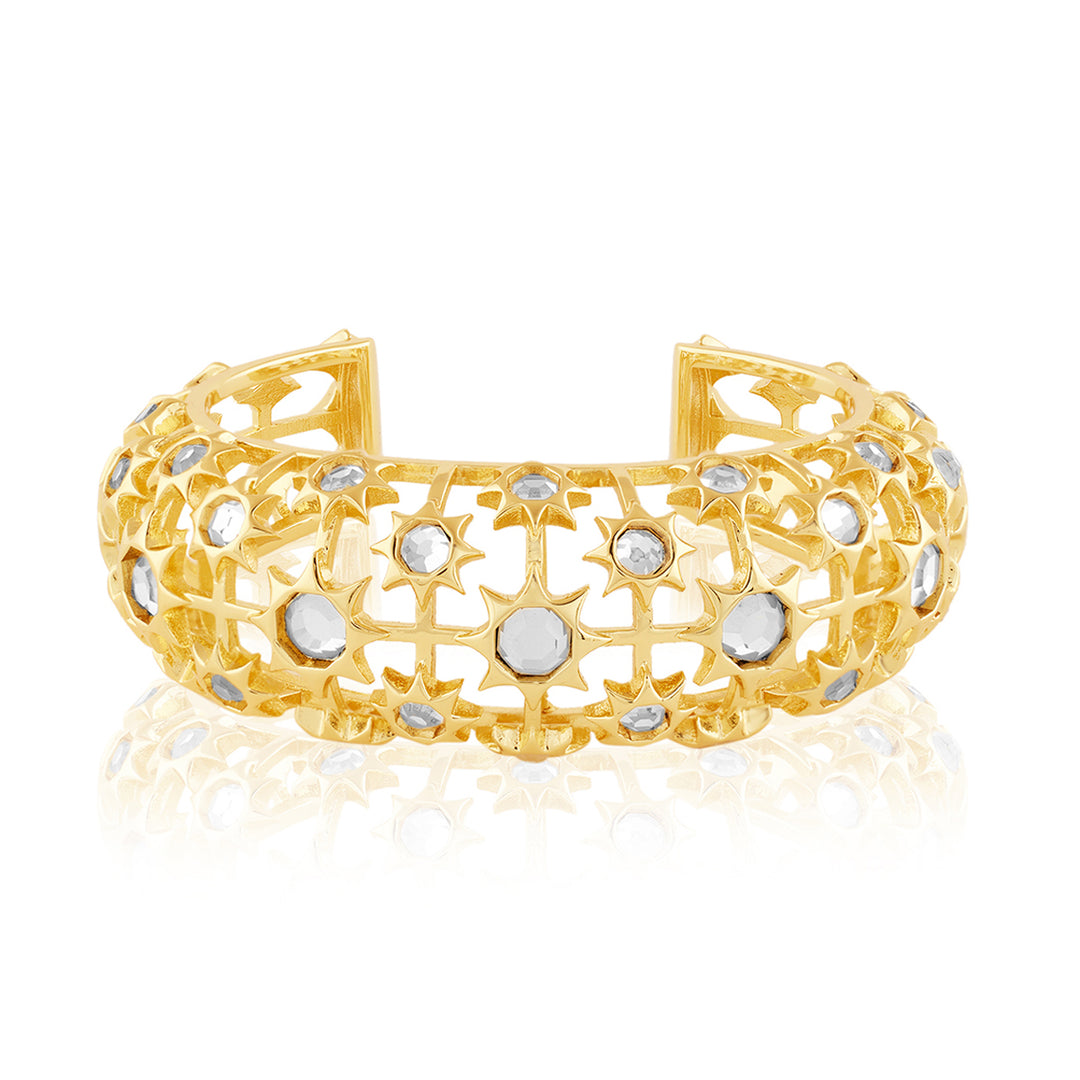 Celeste Mirror Dome Cocktail Cuff