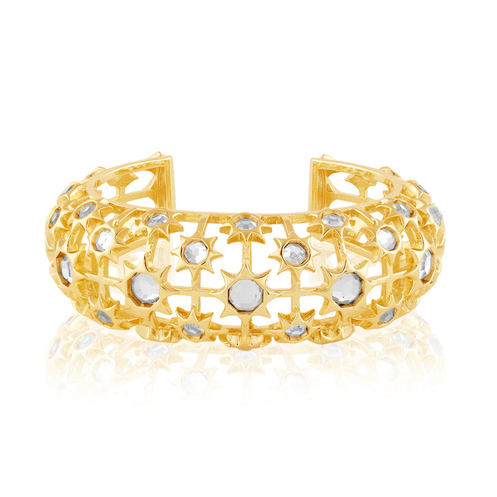 Celeste Mirror Dome Cocktail Cuff