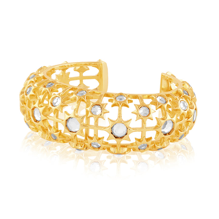 Celeste Mirror Dome Cocktail Cuff