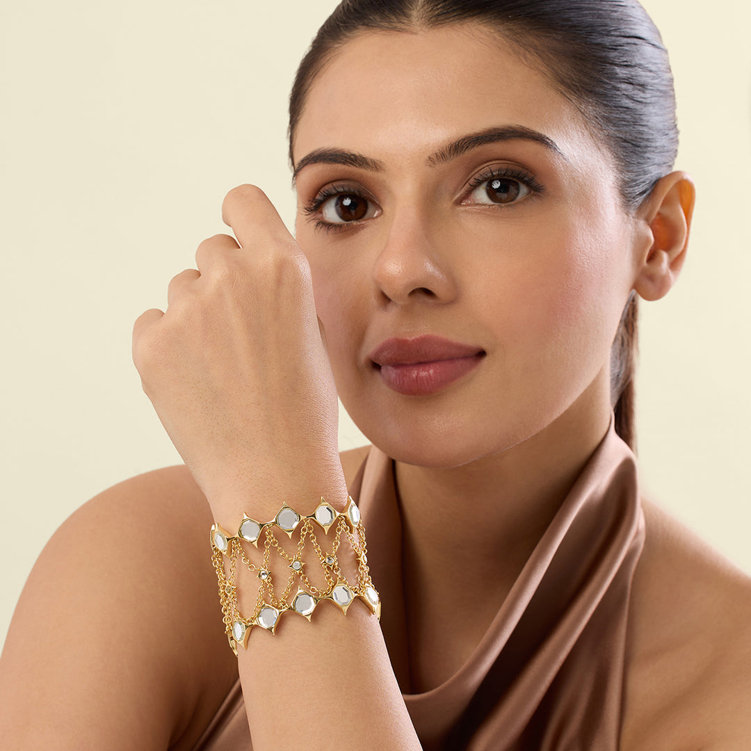 Angel Dust Mirror Statement Cuff