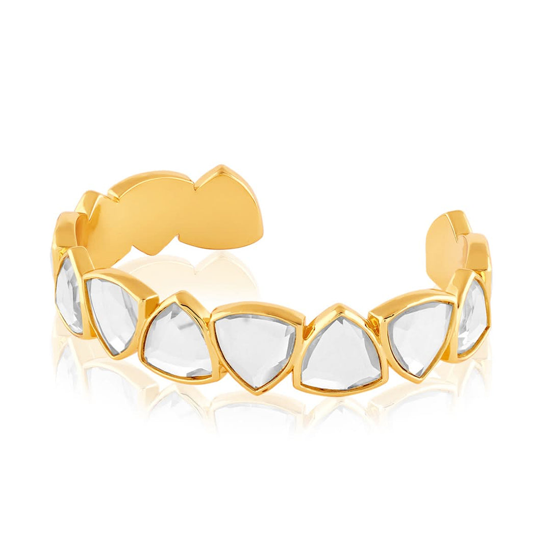 Inayat Mirror Gold Statement Cuff