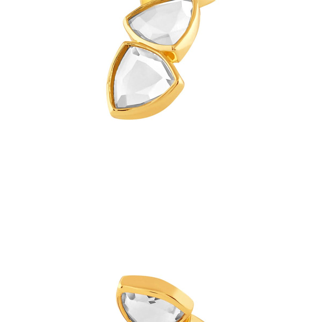 Inayat Mirror Gold Statement Cuff