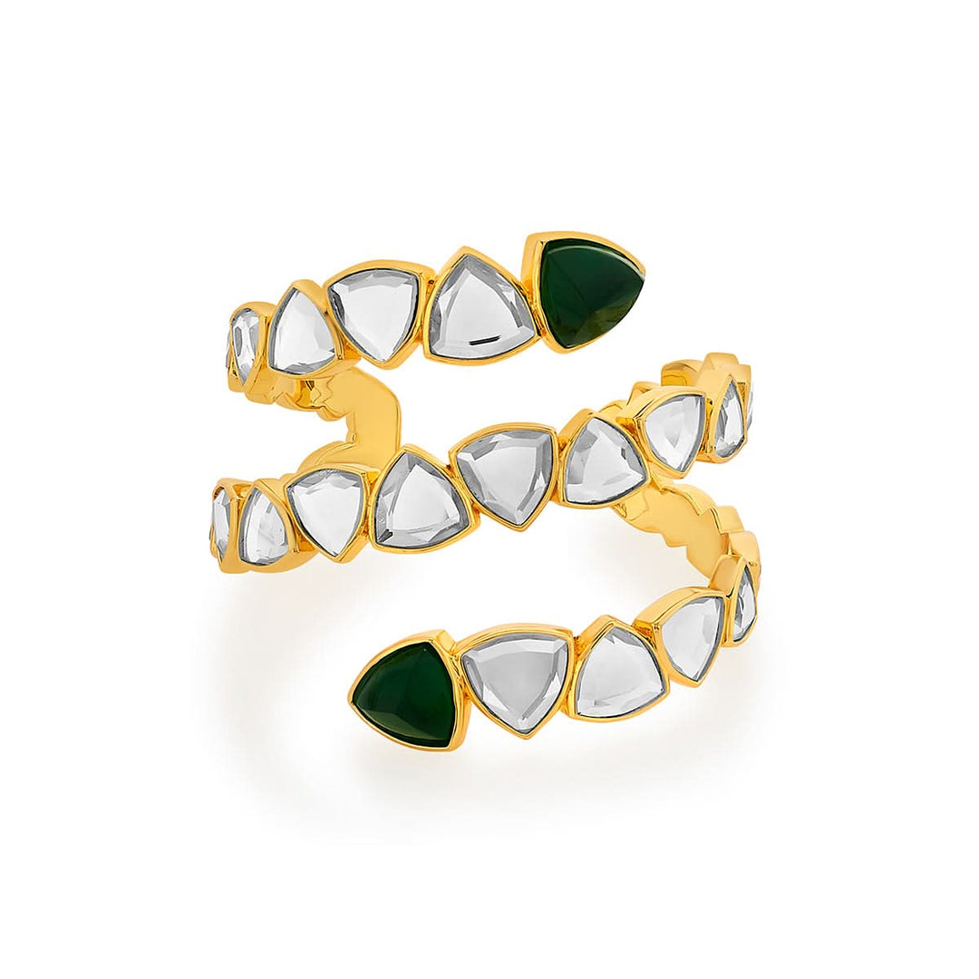 Inayat Green Hydro & Mirror Statement Cuff