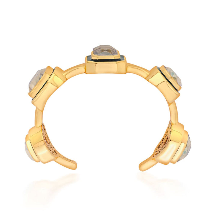 Radhika Madan Bling Multi-Crystal Bezel Cuff