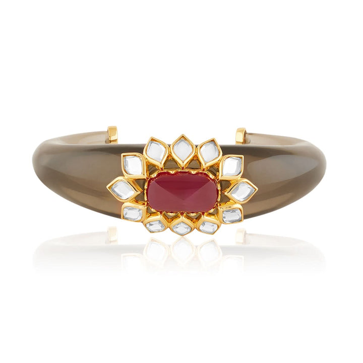 Begum Haute Pink Resin Cuff