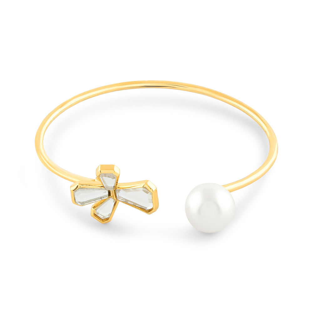 Flor Pearl Mirror Bracelet