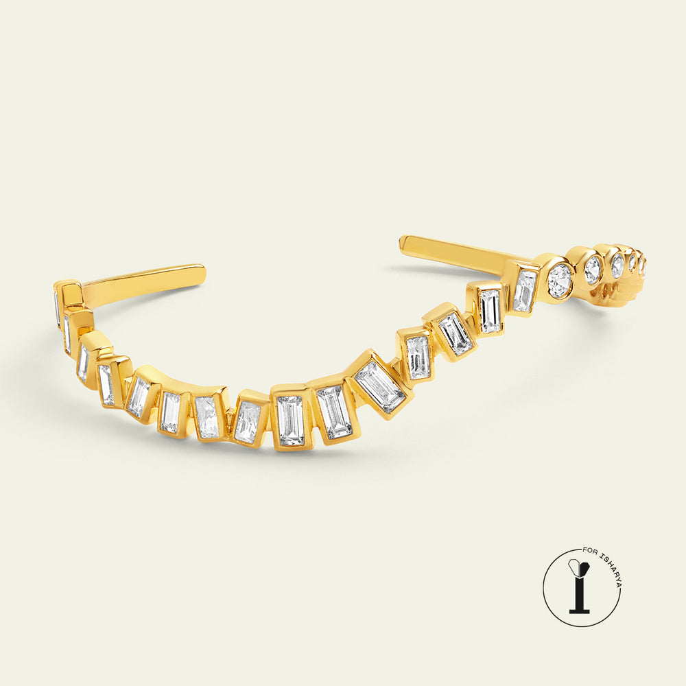 Gold Wave Cuff