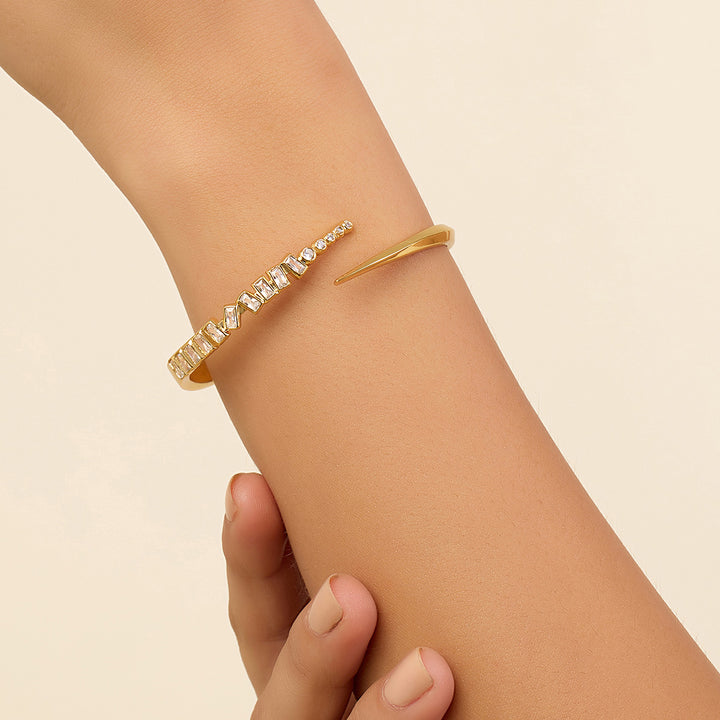 Gold Spiked Cuff 