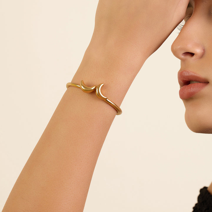 Gold Moon Cuff 