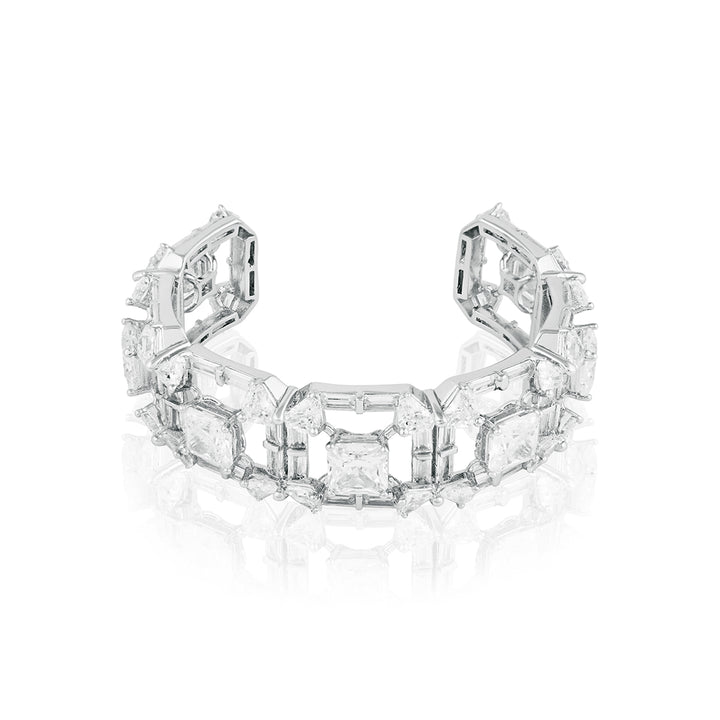 Diamond Halo Cuff