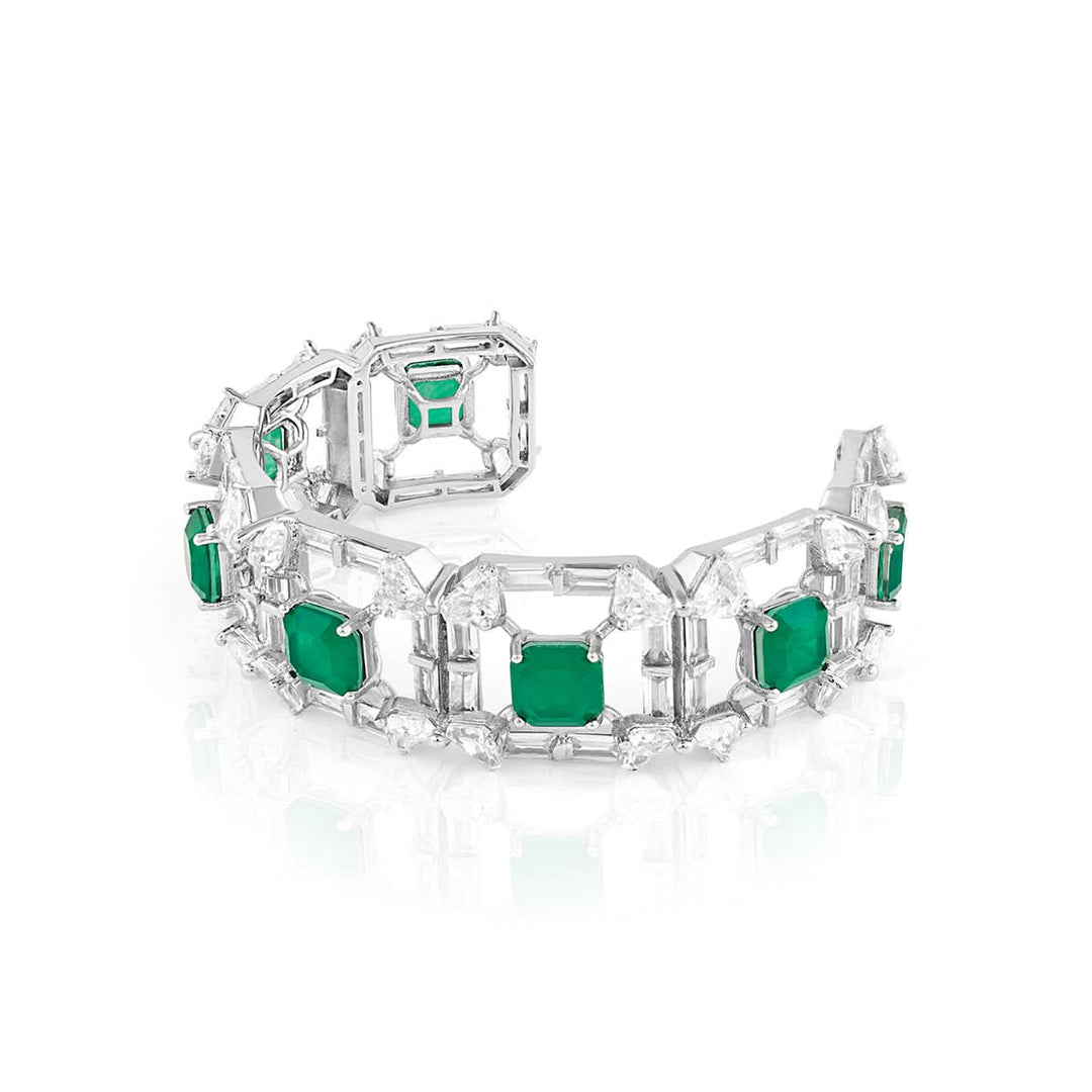 Emerald Halo Cuff