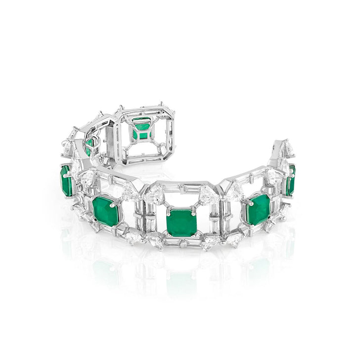 Emerald Halo Cuff