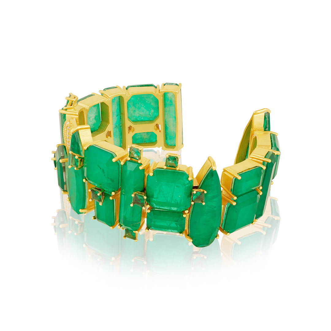 Emerald Dreams Statement Cuff