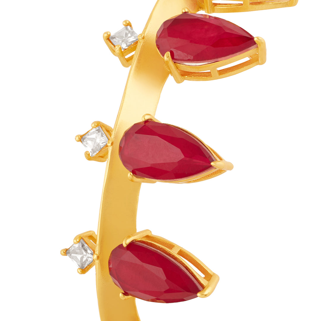 Ruby Festive Drip Cuff