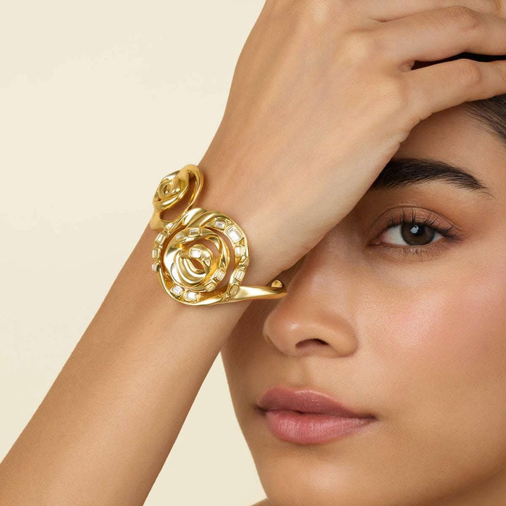 Double Rosé Statement Cuff