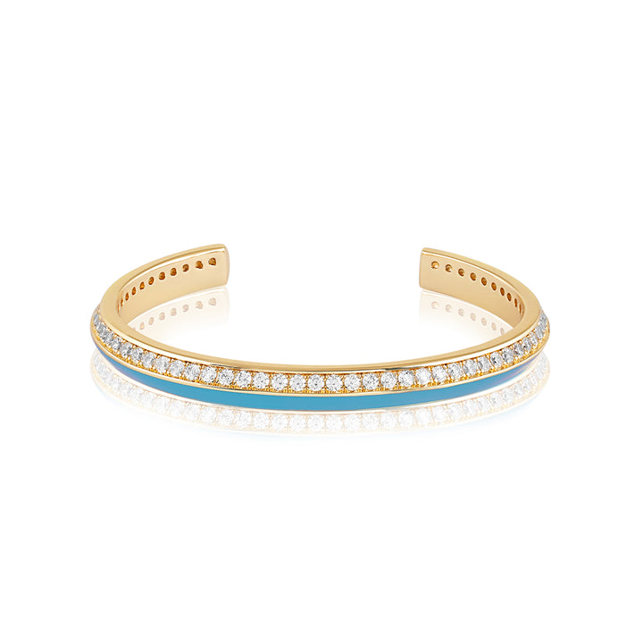 Azure Disco Cuff Bracelet