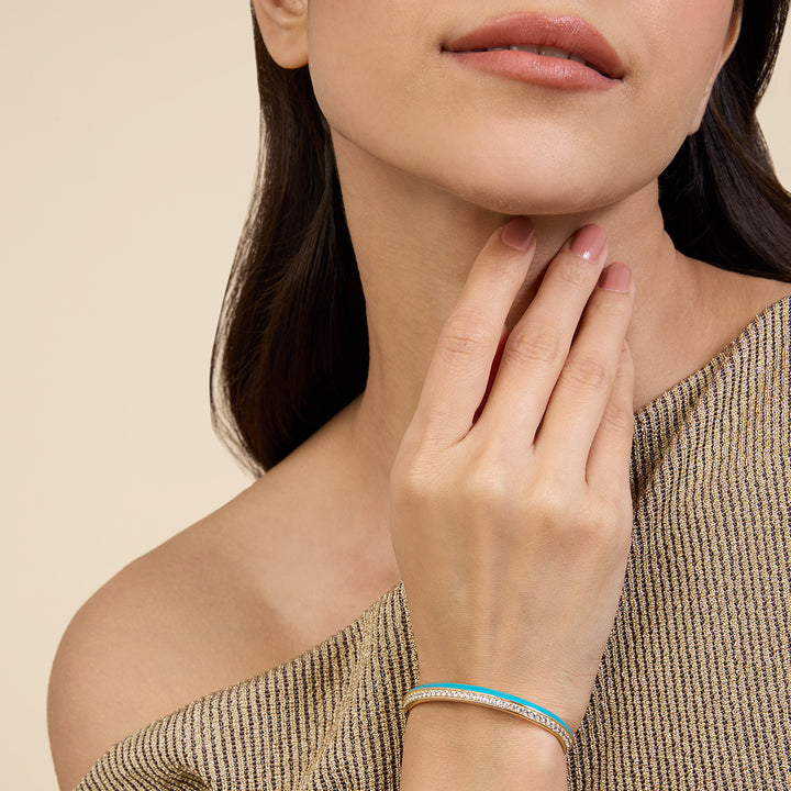 Azure Disco Cuff Bracelet 