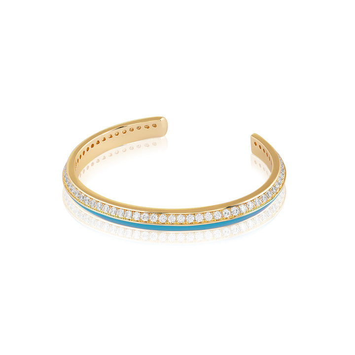 Azure Disco Cuff Bracelet