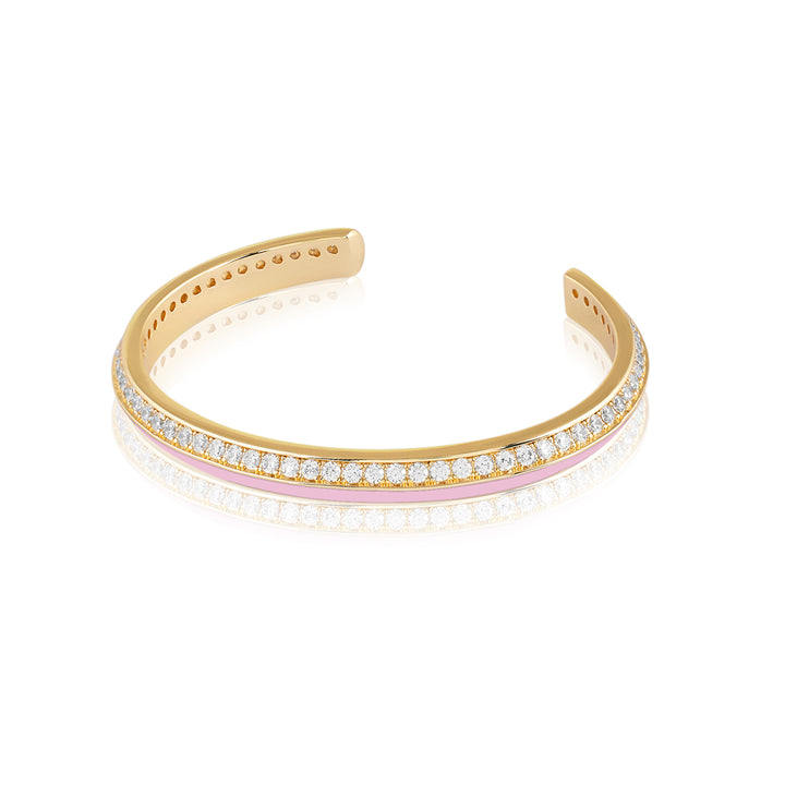 Pink Disco Cuff Bracelet