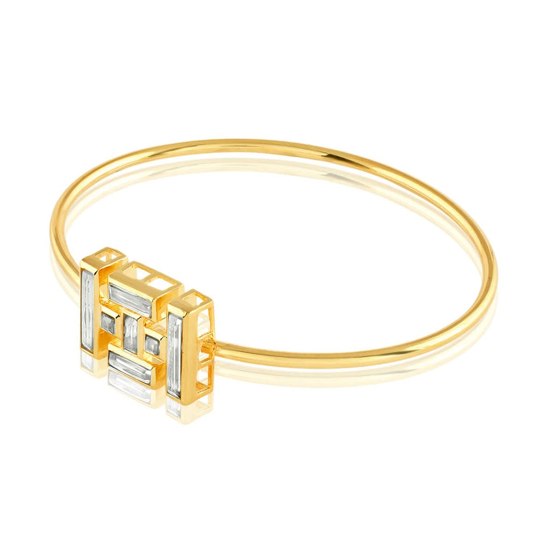 Signature Luxe Logo Cuff Bracelet