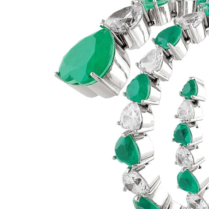 Emerald Enchantment Wrap Cuff