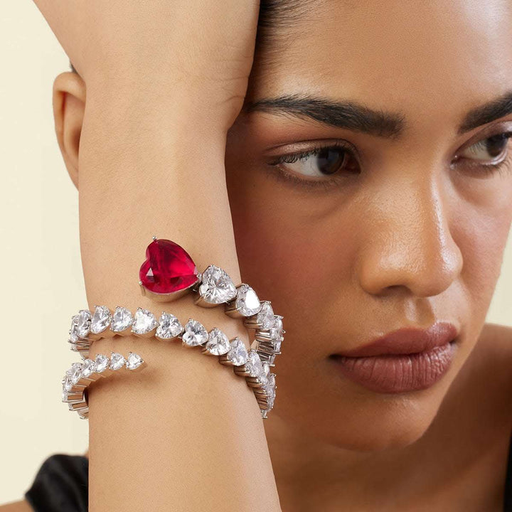 Ruby Enchantment Wrap Cuff