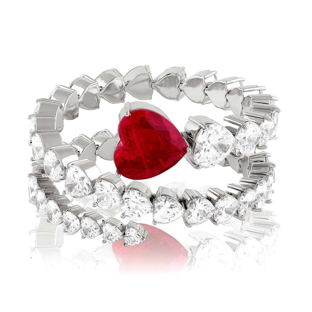Ruby Enchantment Wrap Cuff