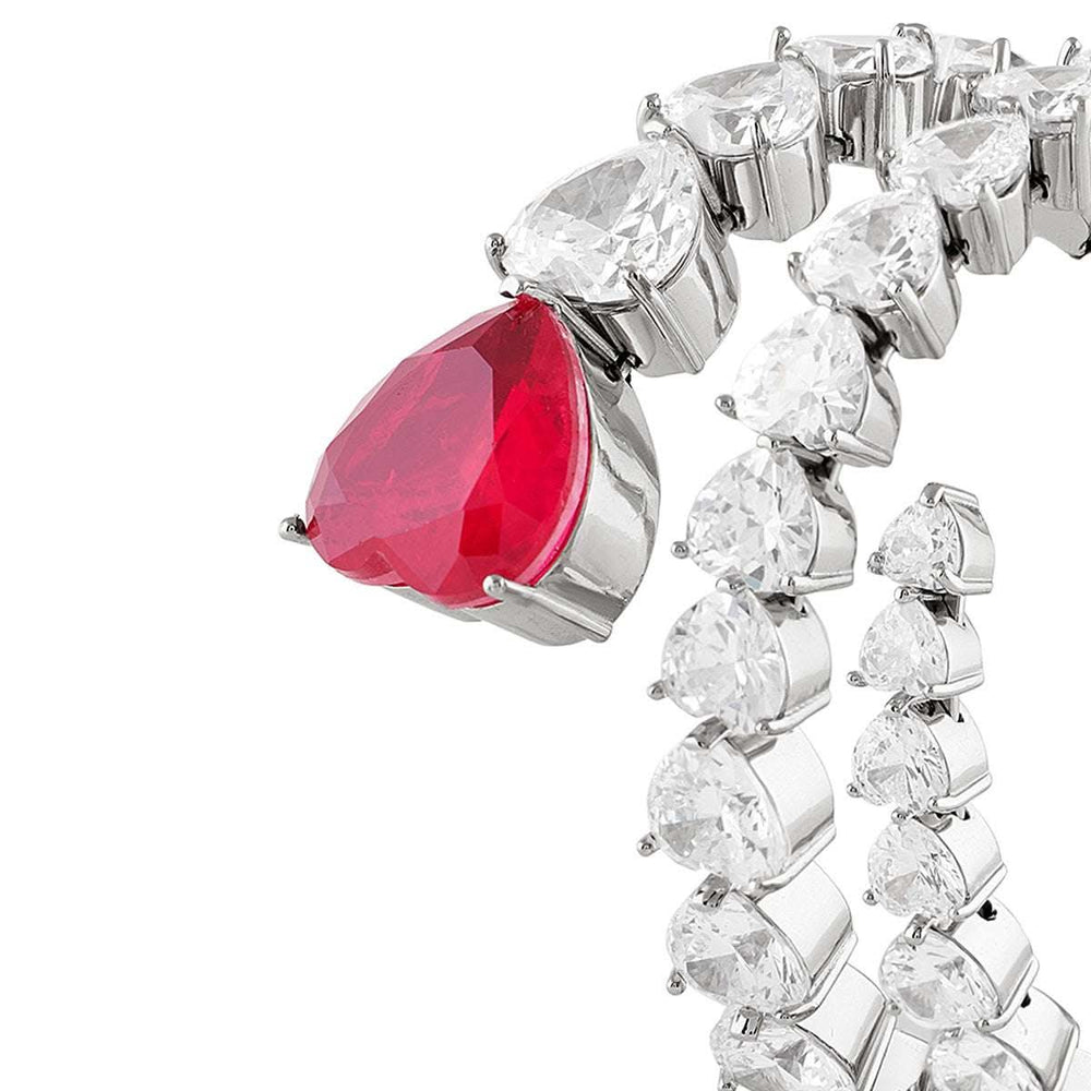 Ruby Enchantment Wrap Cuff