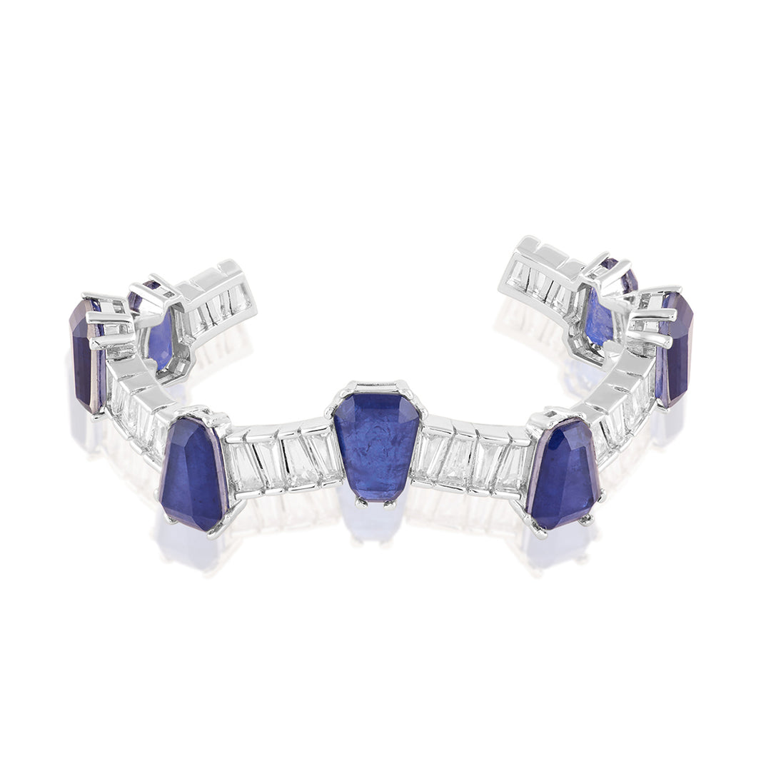 Harlow Sapphire Cuff Bracelet