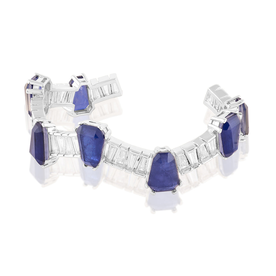 Harlow Sapphire Cuff Bracelet