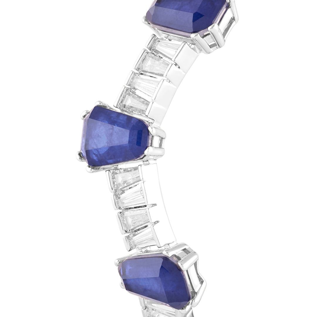 Harlow Sapphire Cuff Bracelet