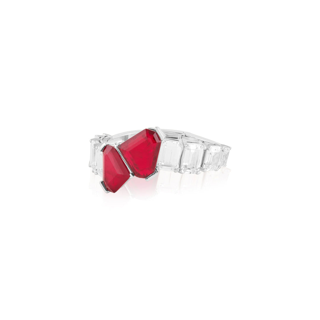 Irisa Ruby Cuff Bracelet