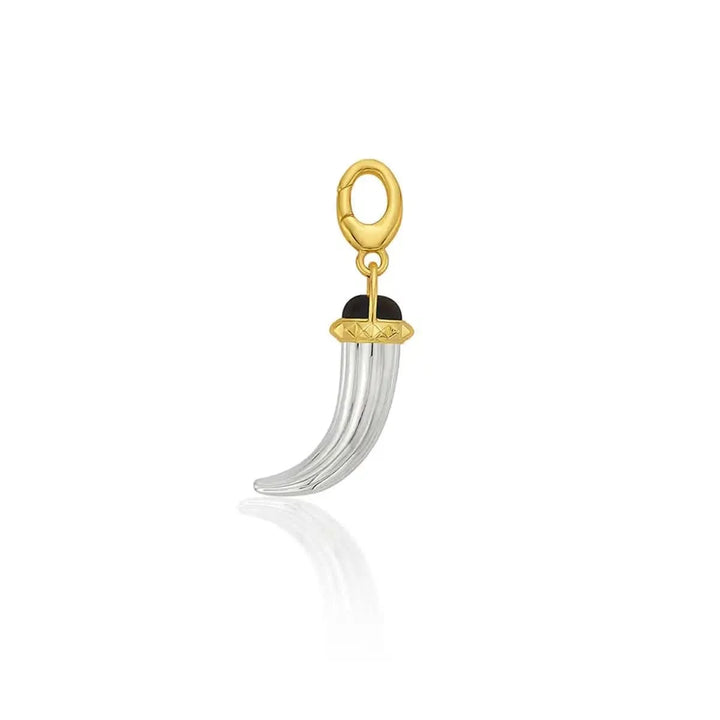 Tiger Eye Tusk Charm