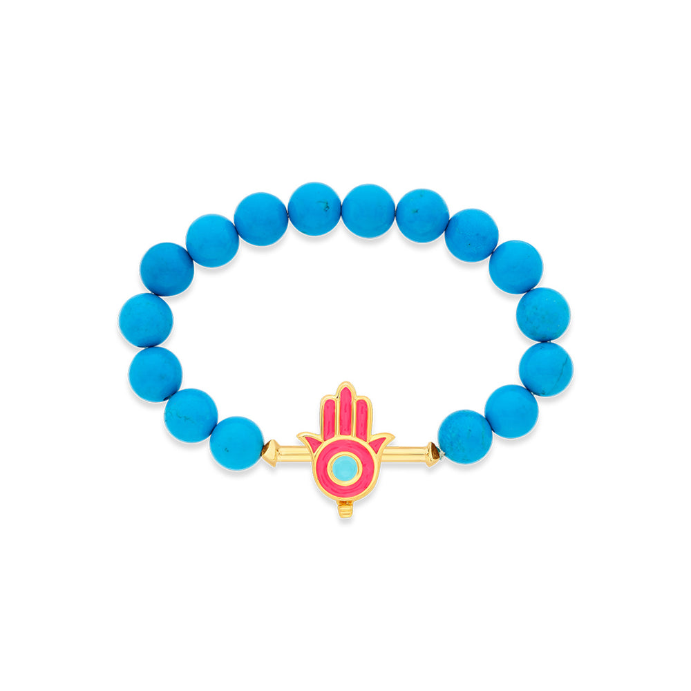 Turquoise Bead Bracelet - Isharya | Modern Indian Jewelry