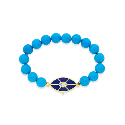 Turquoise Bead Bracelet - Isharya | Modern Indian Jewelry